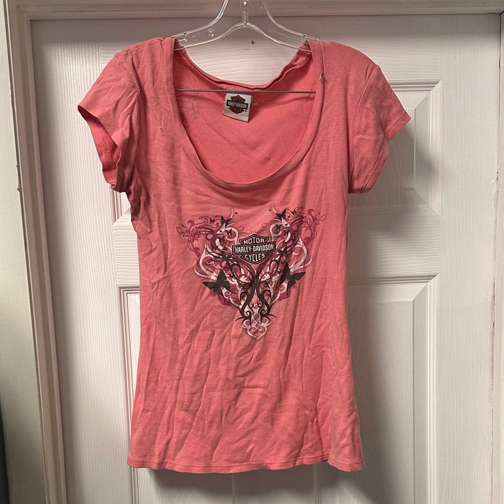 Harley-Davidson Pink Graphic Women's Tee